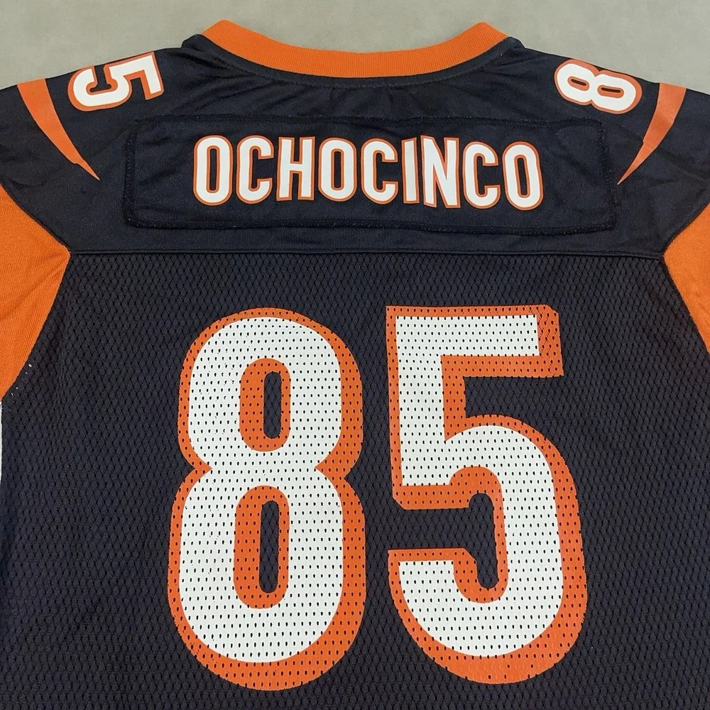 NFL Football Chad Ochocinco Johnson #85 Youth XL Reebok On Field Jersey Black